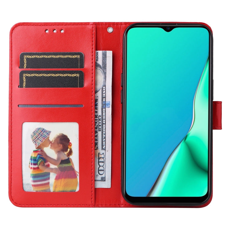 For OPPO A9 / A5 2020 Embossed Sunflower Leather Phone Case