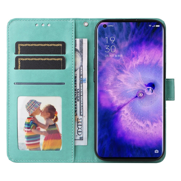 For OPPO Find X5 Embossed Sunflower Leather Phone Case