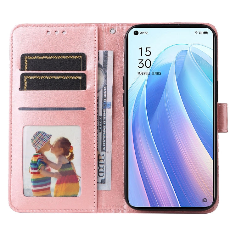 For OPPO Reno7 Pro 5G Embossed Sunflower Leather Phone Case