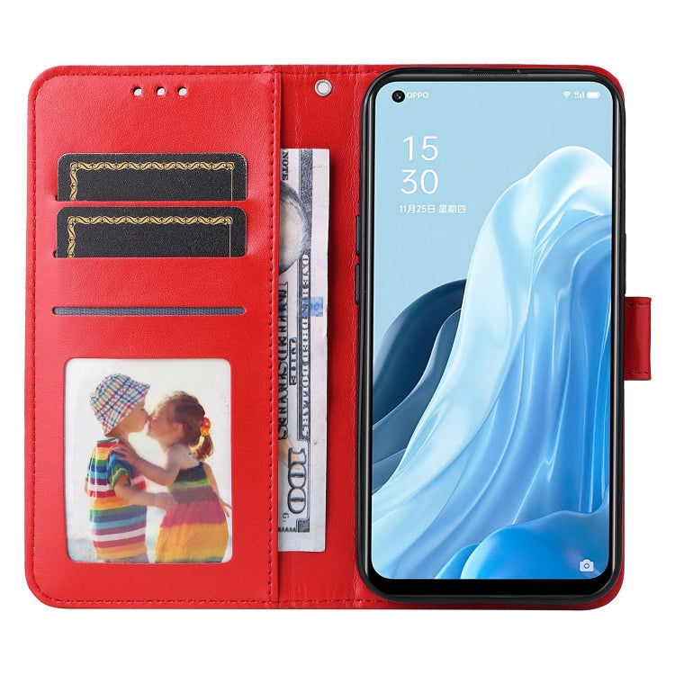 For OPPO Reno7 SE Embossed Sunflower Leather Phone Case