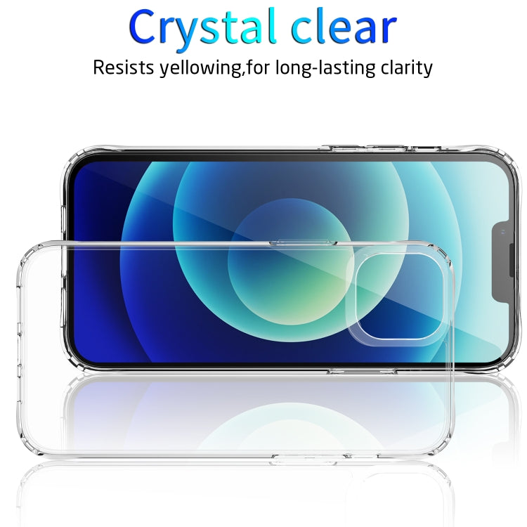 For iPhone 14 Plus Shockproof Transparent TPU Protective Phone Case (Transparent)