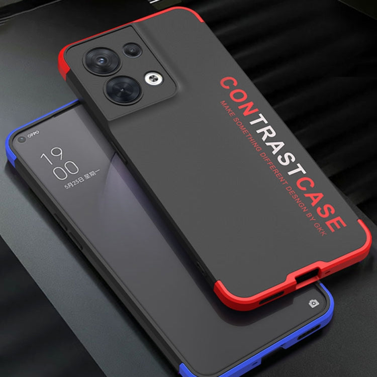 For OPPO Reno8 GKK TPU + PC Shockproof Protective Phone Case