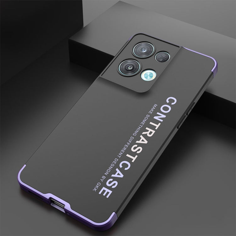 For OPPO Reno8 Pro GKK TPU + PC Shockproof Protective Phone Case