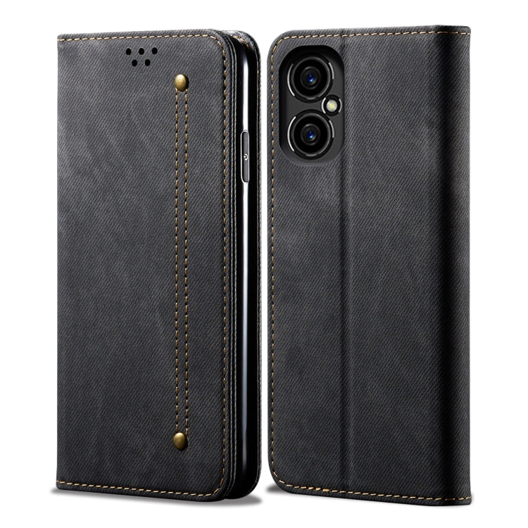 For Xiaomi M4 5G Denim Texture Casual Style Horizontal Flip Leather Case