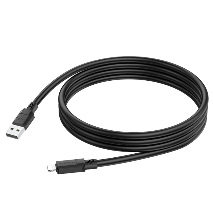 Borofone BX81 2.4A USB-C to 8 Pin Goodway Charging Data Cable, Length:1m