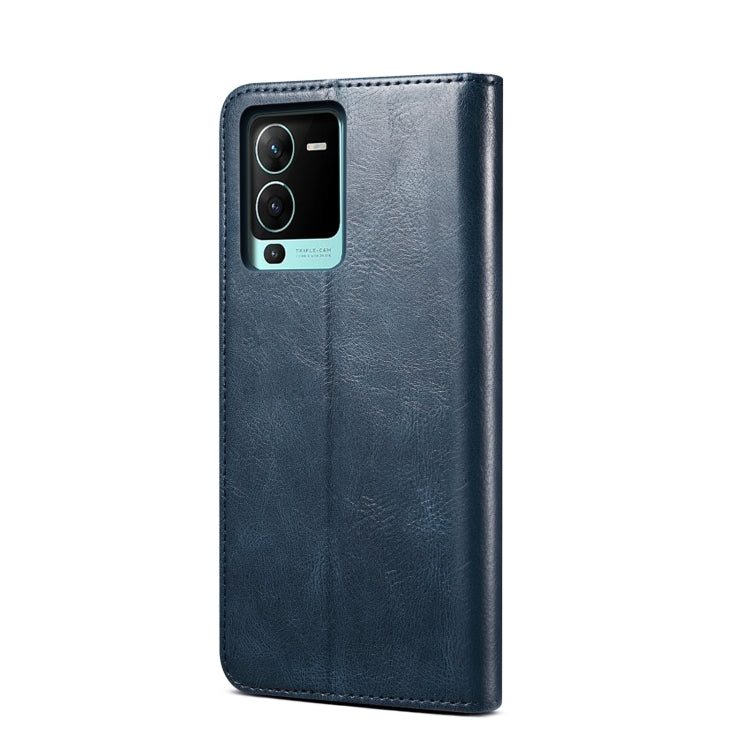 For vivo S15 Oil Wax Crazy Horse Texture Leather Phone Case