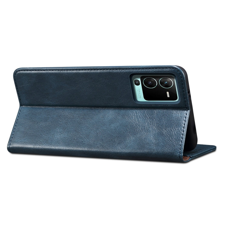 For vivo S15 Oil Wax Crazy Horse Texture Leather Phone Case