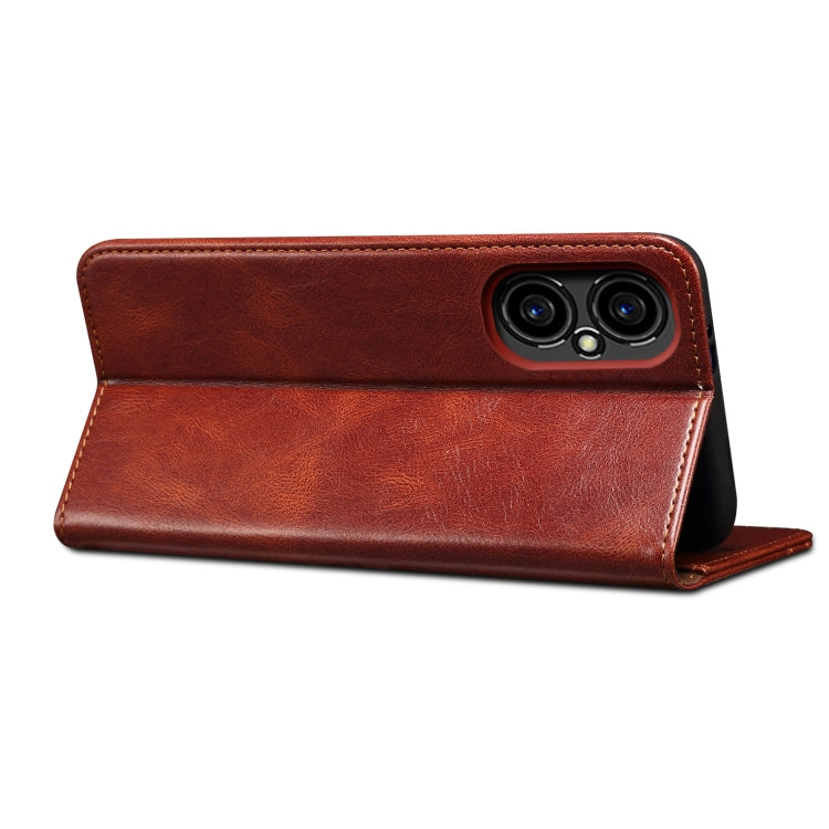 For Xiaomi M4 5G Oil Wax Crazy Horse Texture Leather Phone Case