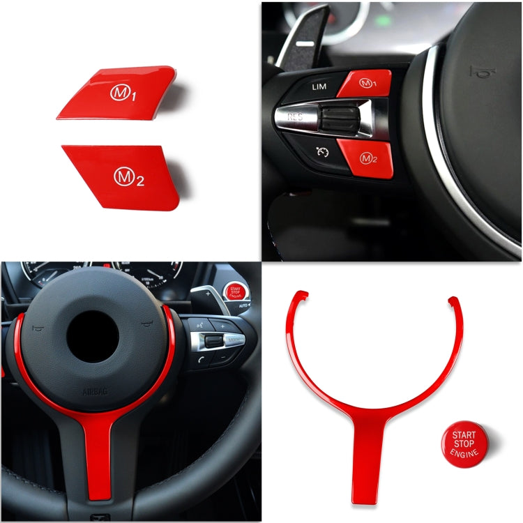4 in 1 Car Steering Wheel M1 M2 Button Engine Start Stop OFF Buttons for BMW F20 M-sport 2015-2018