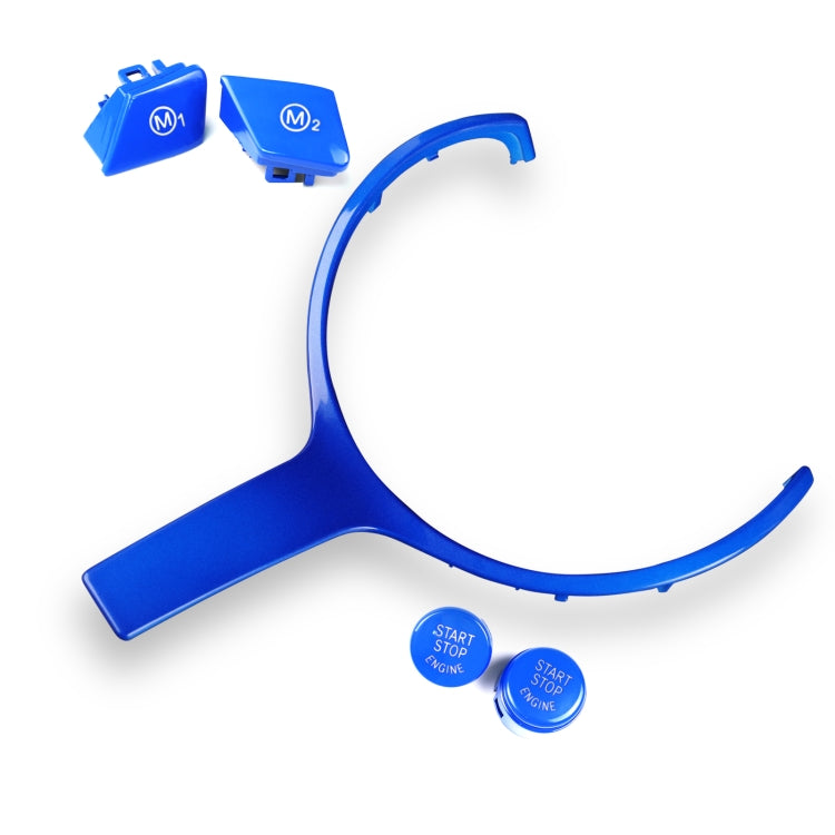 4 in 1 Car Steering Wheel M1 M2 Button Engine Start Stop OFF Buttons for BMW F20 M-sport 2015-2018