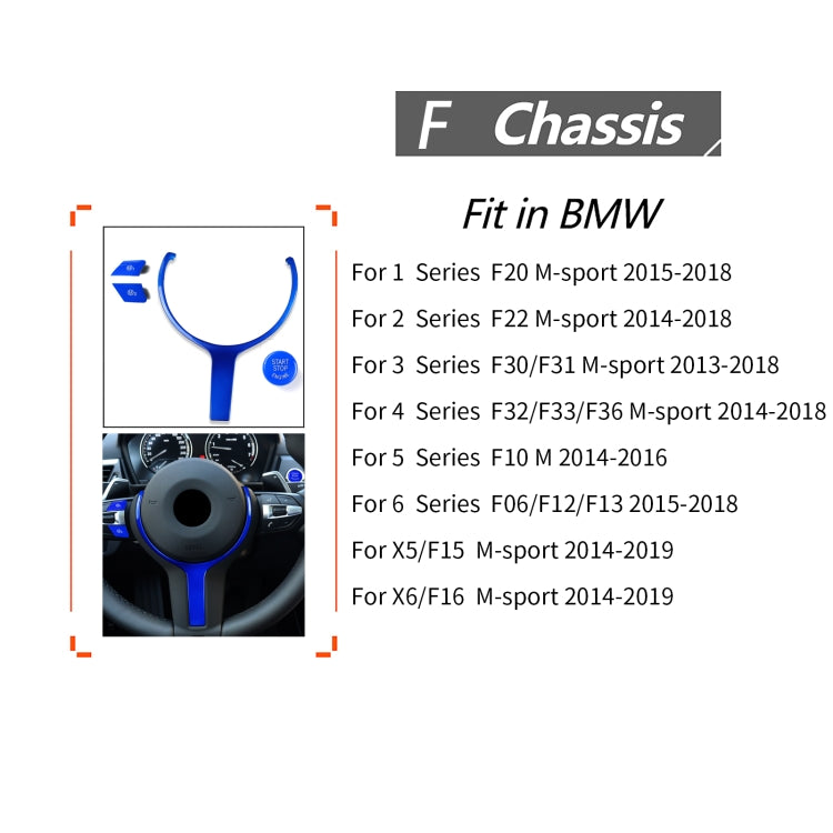 4 in 1 Car Steering Wheel M1 M2 Button Engine Start Stop OFF Buttons for BMW F20 M-sport 2015-2018