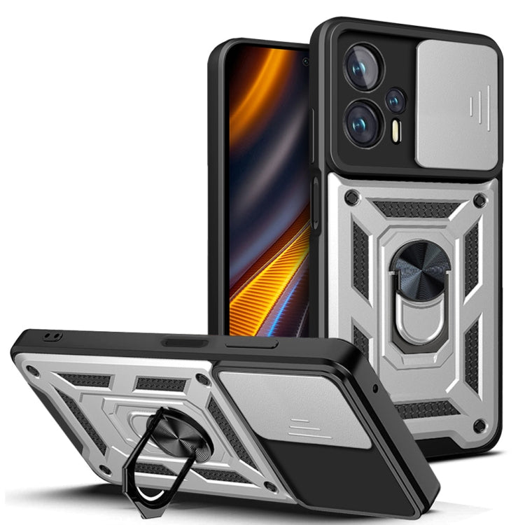 For Xiaomi Poco X4 GT Sliding Camera Design TPU + PC Phone Case