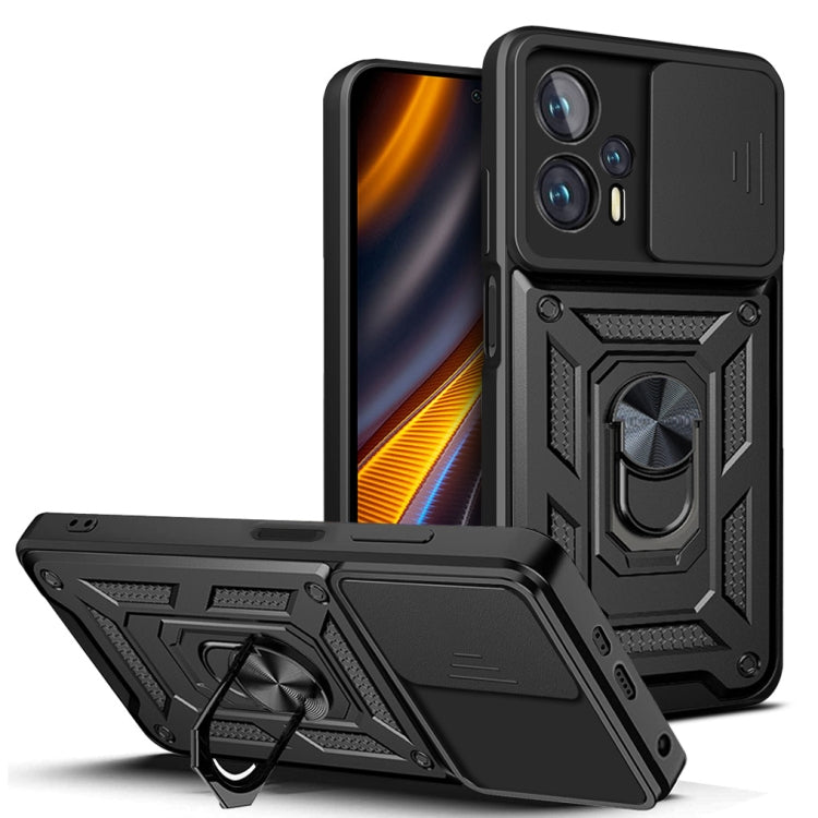 For Xiaomi Poco X4 GT Sliding Camera Design TPU + PC Phone Case
