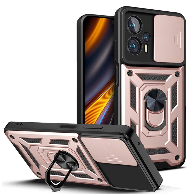 For Xiaomi Poco X4 GT Sliding Camera Design TPU + PC Phone Case