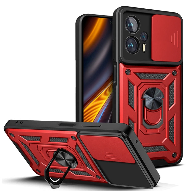 For Xiaomi Poco X4 GT Sliding Camera Design TPU + PC Phone Case