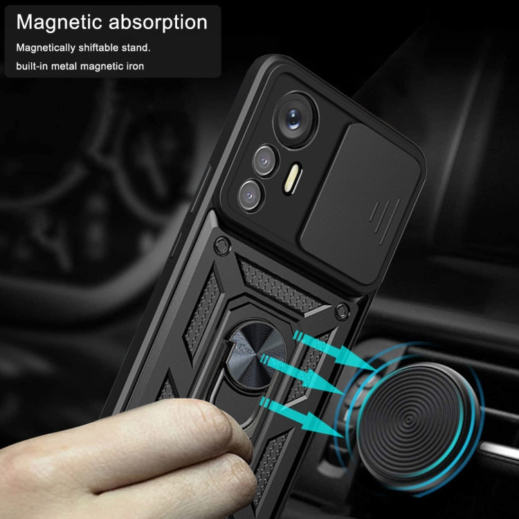 For Xiaomi 12 Lite Sliding Camera Design TPU + PC Phone Case