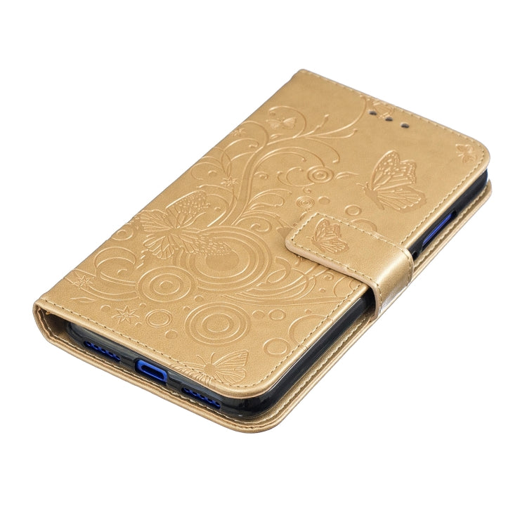 For Xiaomi Redmi Note 7 Diamond Encrusted Butterflies Love Flowers Pattern Horizontal Flip Leather Case with Holder & Card Slots & Wallet & Lanyard