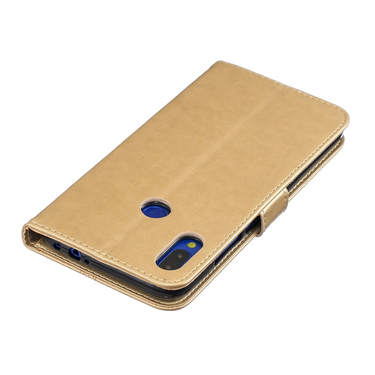 For Xiaomi Redmi Note 7 Diamond Encrusted Butterflies Love Flowers Pattern Horizontal Flip Leather Case with Holder & Card Slots & Wallet & Lanyard