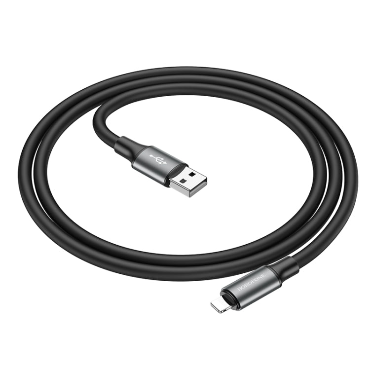 Borofone BX82 USB to 8 Pin Bountiful Charging Data Cable, Length:1m