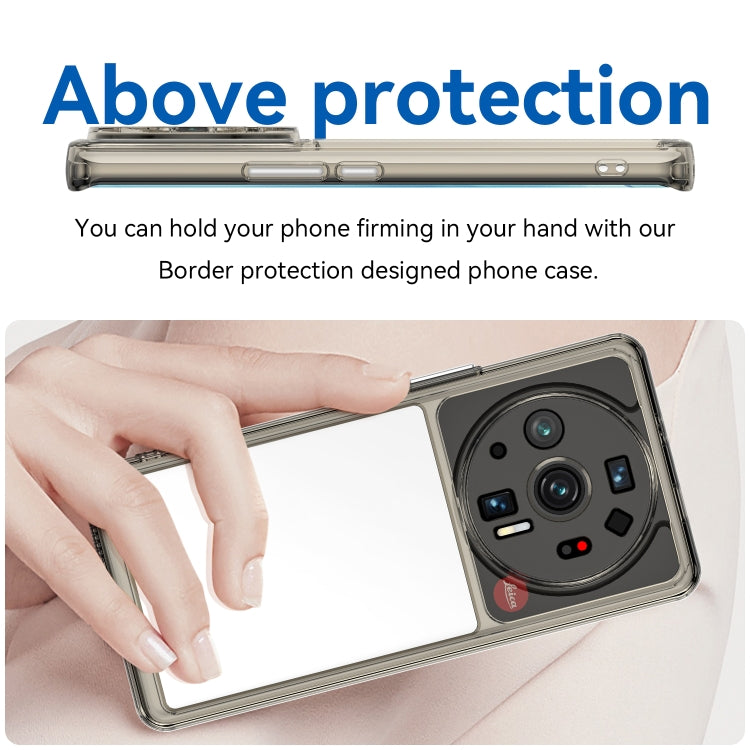 For Xiaomi 12S Ultra Colorful Series Acrylic + TPU Phone Case