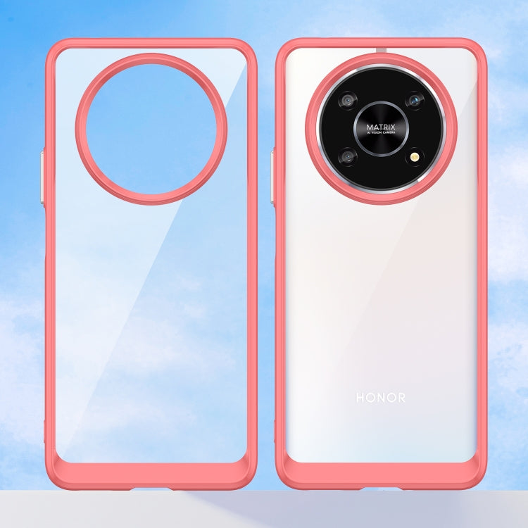 For Honor X9 5G Colorful Series Acrylic + TPU Phone Case