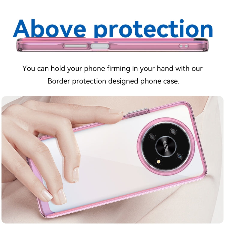 For Honor X9 5G Colorful Series Acrylic + TPU Phone Case