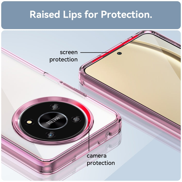 For Honor X9 5G Colorful Series Acrylic + TPU Phone Case