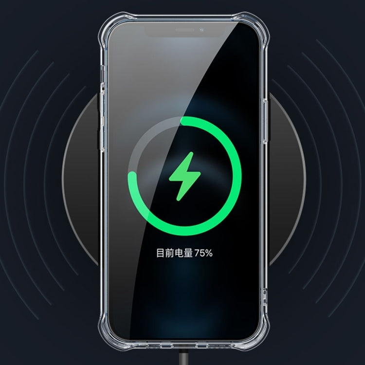 For iPhone 14 Pro Max Four Corner Airbag Shockproof TPU + Acrylic Phone Case (Transparent)