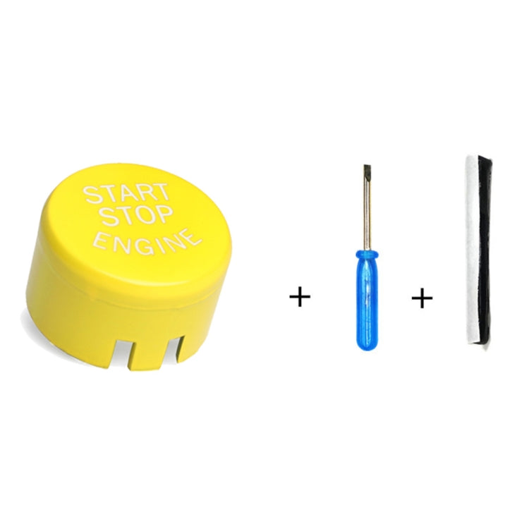 Car Engine Start Key Push Button Cover for BMW G / F Chassis, Style:with Start and Stop