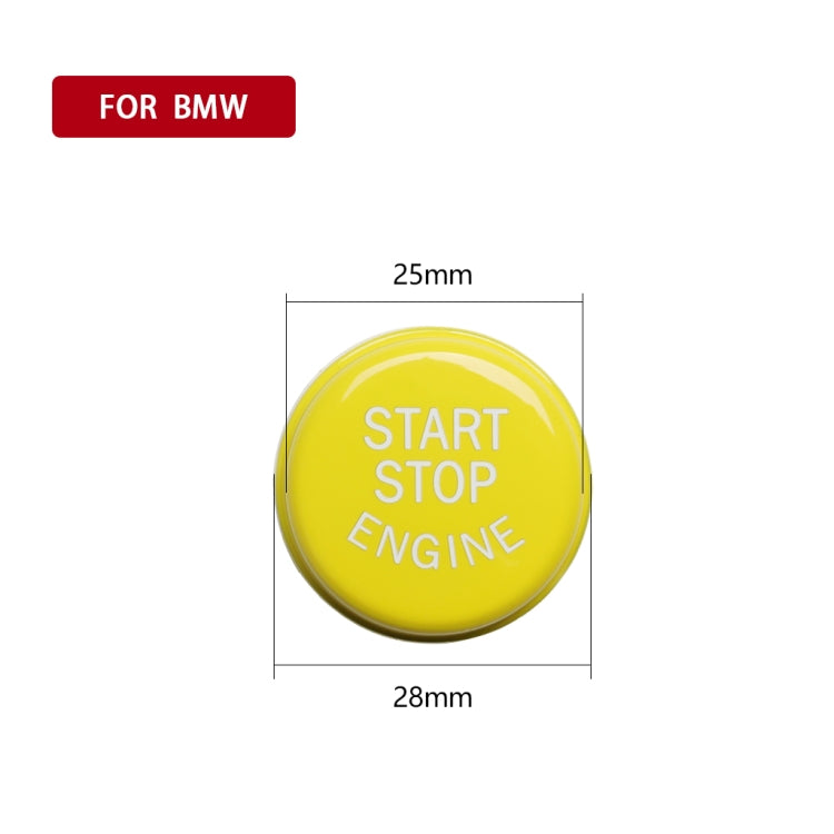 Car Engine Start Key Push Button Cover for BMW G / F Chassis, Style:without Start and Stop