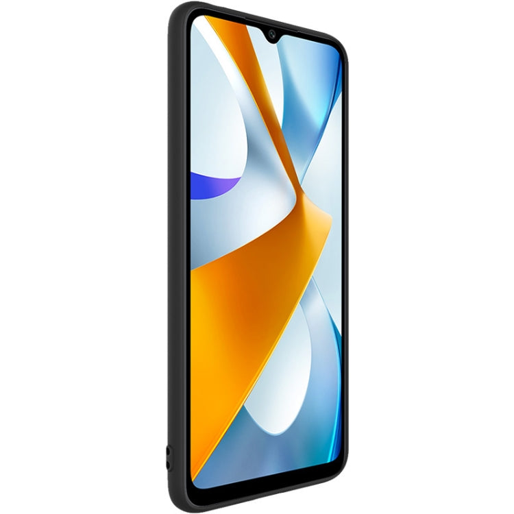 For Xiaomi Poco C40 IMAK UC-3 Series Shockproof Frosted TPU Phone Case(Black)