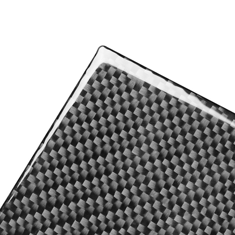 Car Carbon Fiber Rear Seat Adjustment Panel Decorative Sticker for Porsche Panamera 2010-2016, Left and Right Drive