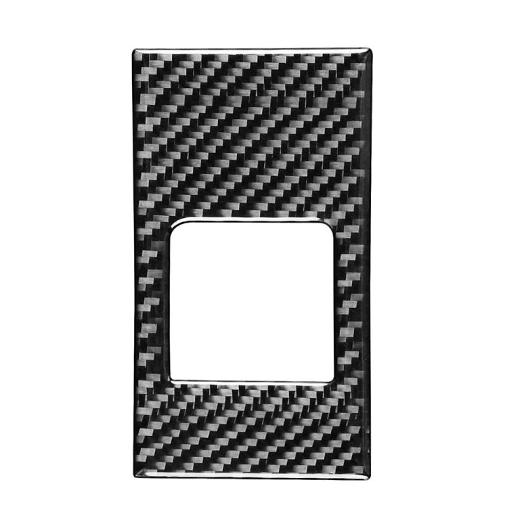 Car Carbon Fiber Rear Seat Adjustment Panel Decorative Sticker for Porsche Panamera 2010-2016, Left and Right Drive