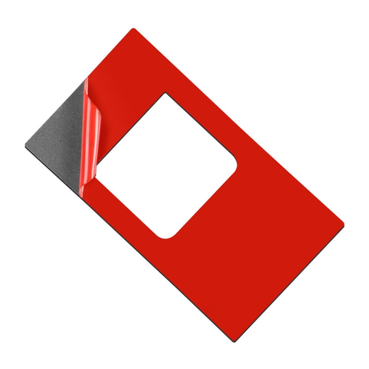 Car Carbon Fiber Rear Seat Adjustment Panel Decorative Sticker for Porsche Panamera 2010-2016, Left and Right Drive