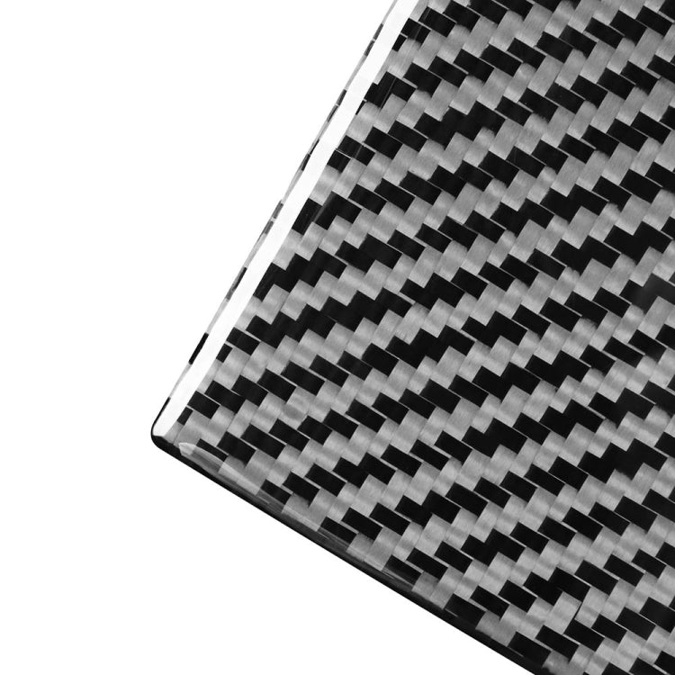 Car Carbon Fiber Rear Seat Adjustment Panel Decorative Sticker for Porsche Panamera 2010-2016, Left and Right Drive