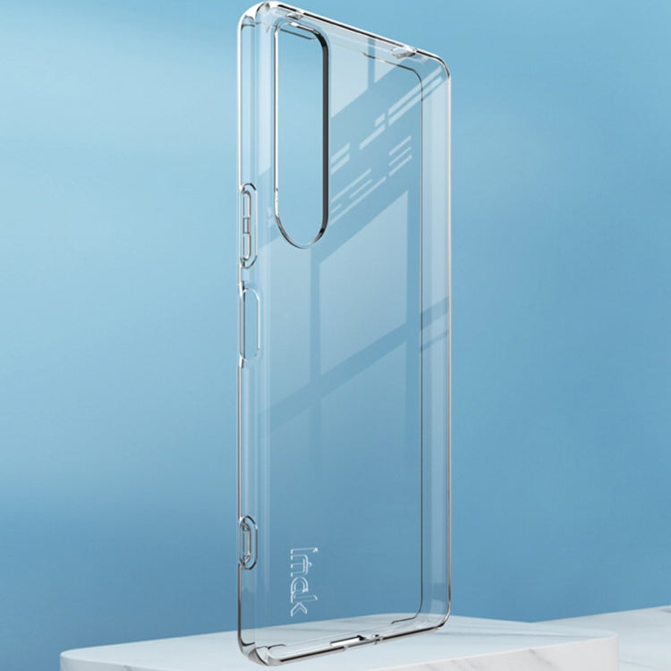 For Sony Xperia 1 IV IMAK UX-5 Series Transparent Shockproof TPU Protective Phone Case
