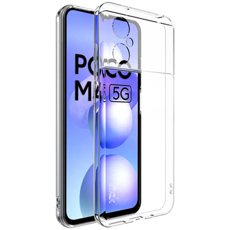 For Xiaomi Poco M4 5G IMAK UX-10 Series Transparent Shockproof TPU Phone Case(Transparent)