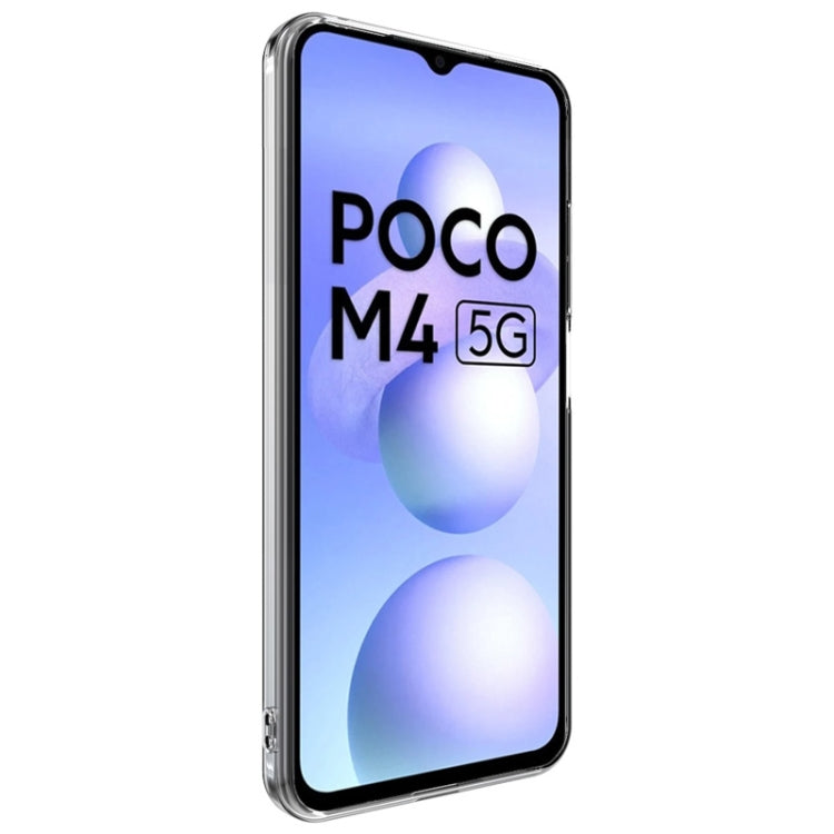For Xiaomi Poco M4 5G IMAK UX-10 Series Transparent Shockproof TPU Phone Case(Transparent)