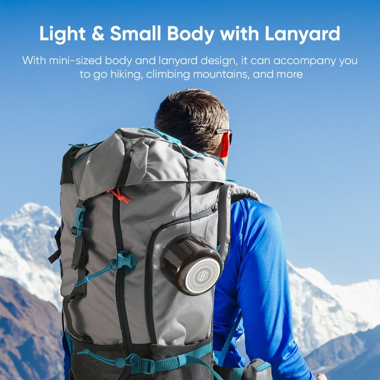 JOYROOM JR-ML03 Transparent RGB Wireless Bluetooth Speaker(Black)