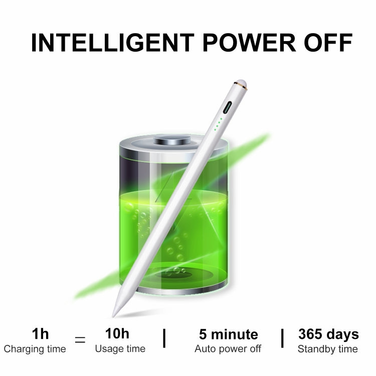 JOYROOM JR-X9 Active Magnetic Stylus Pen with Replacement Tip(White)