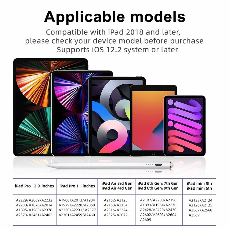 JOYROOM JR-X9 Active Magnetic Stylus Pen with Replacement Tip(White)