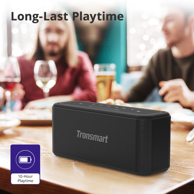 Tronsmart Mega Pro NFC IPX5 Voice Assistant Enhanced Bass Column 60W Portable Bluetooth Speaker(Black)