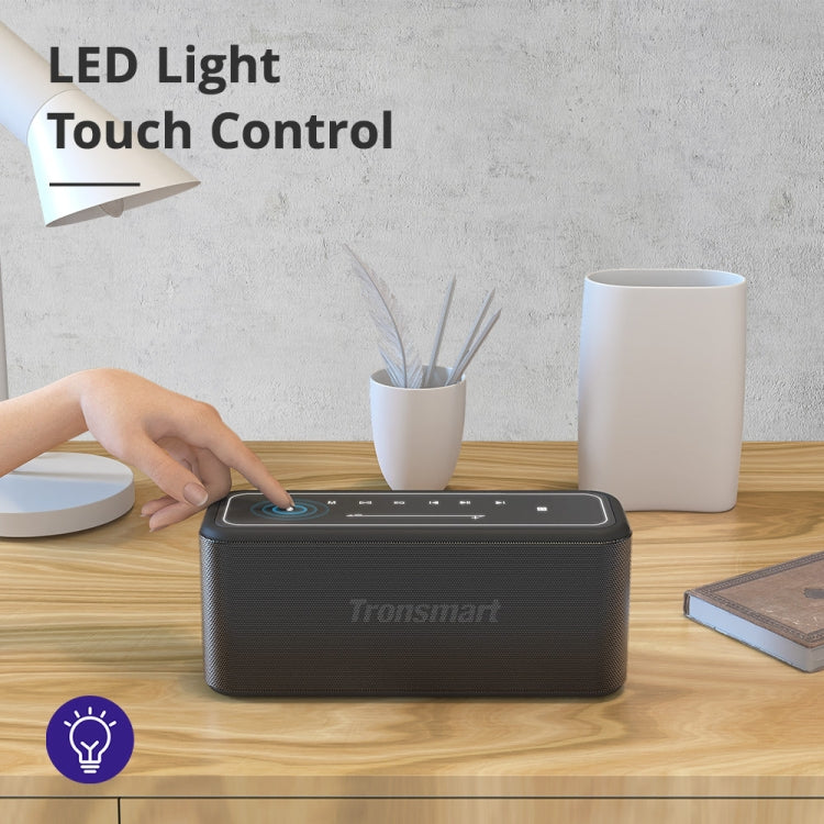 Tronsmart Mega Pro NFC IPX5 Voice Assistant Enhanced Bass Column 60W Portable Bluetooth Speaker(Black)