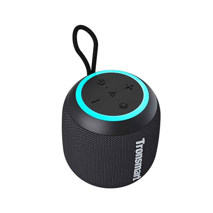 Tronsmart T7 Mini Outdoor Portable IPX7 TWS Bluetooth 5.3 Speaker with Balanced Bass / LED Light(Black)