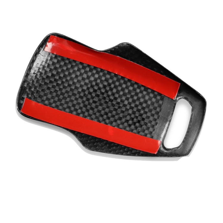 Car Carbon Fiber Center Control Knob Decorative Cover for Chevrolet Corvette C8 2020-2021