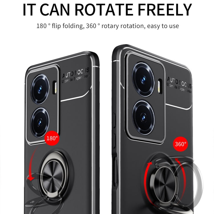 For vivo Y77 Metal Ring Holder TPU Phone Case