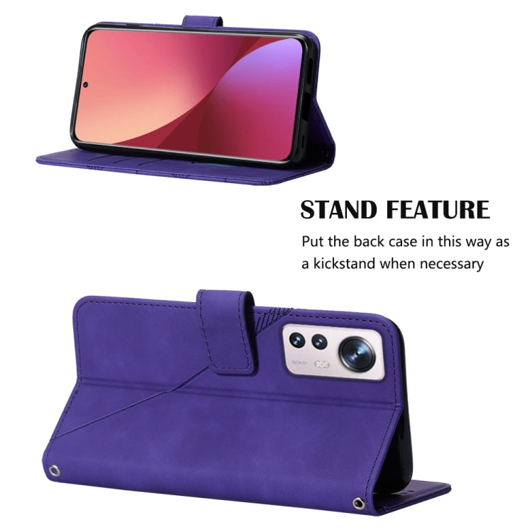 For Xiaomi 12 Lite Crossbody 3D Embossed Flip Leather Phone Case