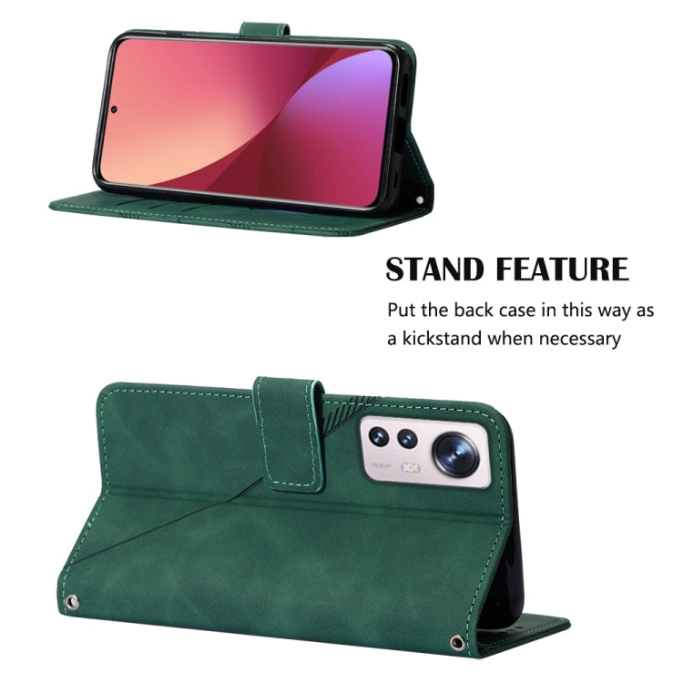 For Xiaomi 12 Lite Crossbody 3D Embossed Flip Leather Phone Case