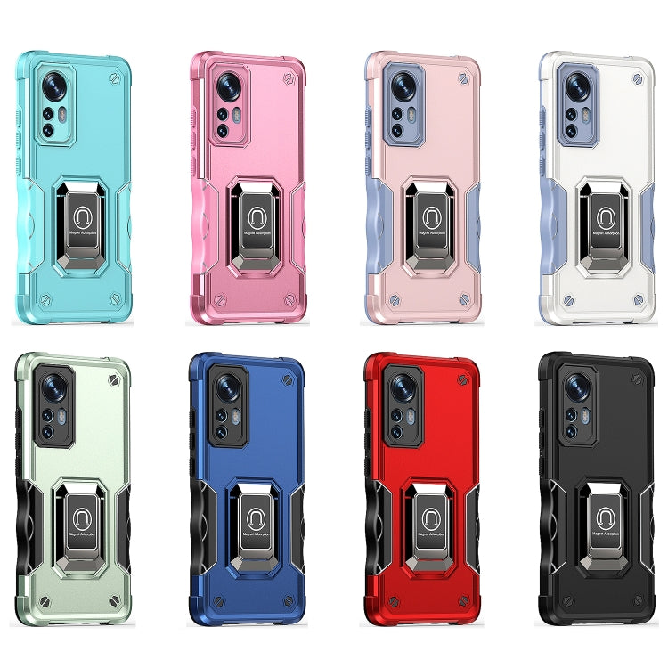 For Xiaomi 12/12S Ring Holder Non-slip Armor Phone Case