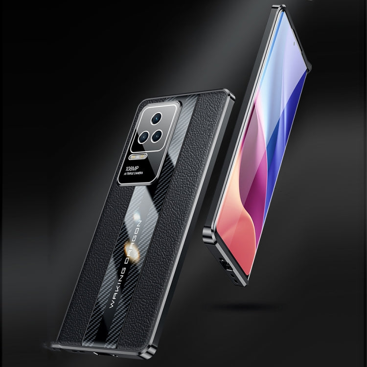 For OPPO Find X5/Find X5 Pro Racing Car Design Leather Electroplating Process Anti-fingerprint Protective Phone Case(Black)